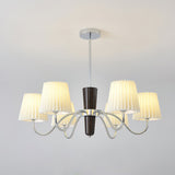 Plisse Curated Solid Hardwood Chandelier – 6 Heads ∅ 29.9 x H 10.2  Dia 76cm x H 26 finish configuration