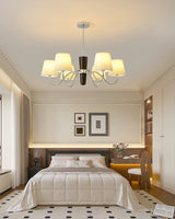 Solid Hardwood craftsmanship detail on Plisse Curated Solid Hardwood Chandelier