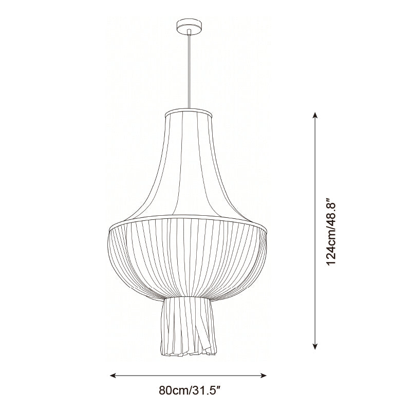 Plisselle Curated Iron & Glass Pendant Light – architectural ceiling profile