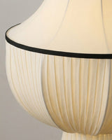 Plisselle Curated Iron & Glass Pendant Light – full fixture elevation view