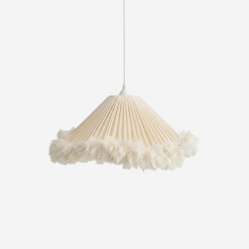 Pluma Fringe Curated Woven Rattan Pendant Light – Woven Rattan Pendant Light