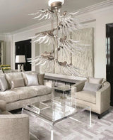 Plumage Ascent Curated K9 Bohemian Crystal Chand – architectural ceiling profile