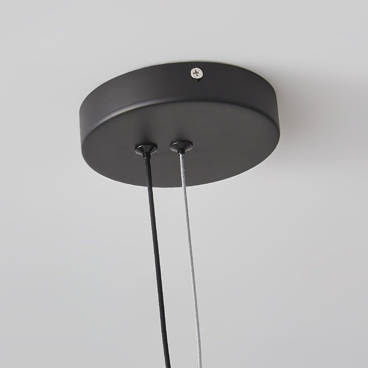 Pomi Round Curated Mouth-Blown Frosted Glass Cha – spatial dining room perspective