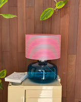 Popello Curated Mouth-Blown Frosted Glass Table – full fixture elevation view