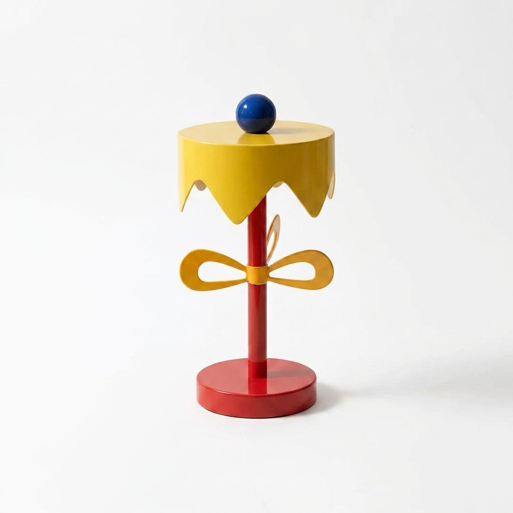 Poppette Curated Iron & Glass Table Lamp – W 15cm x H 32cm  W 5.9 x H 12.6 finish configuration