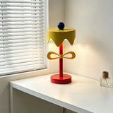 Poppette Curated Iron & Glass Table Lamp – architectural ceiling profile