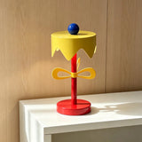 Poppette Curated Iron & Glass Table Lamp – dimensional scale reference