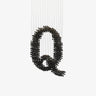 Charcoal Sculptural Chandelier (Model Q)