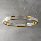 Qatar Alabaster Curated Alabaster Chandelier – handcrafted surface texture