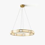 Spanish Alabaster Chandelier | Natural Spanish Alabaster Qatar  Halo Chandelier | Modern Luxury Lighting | JINSHE | JINSHE
