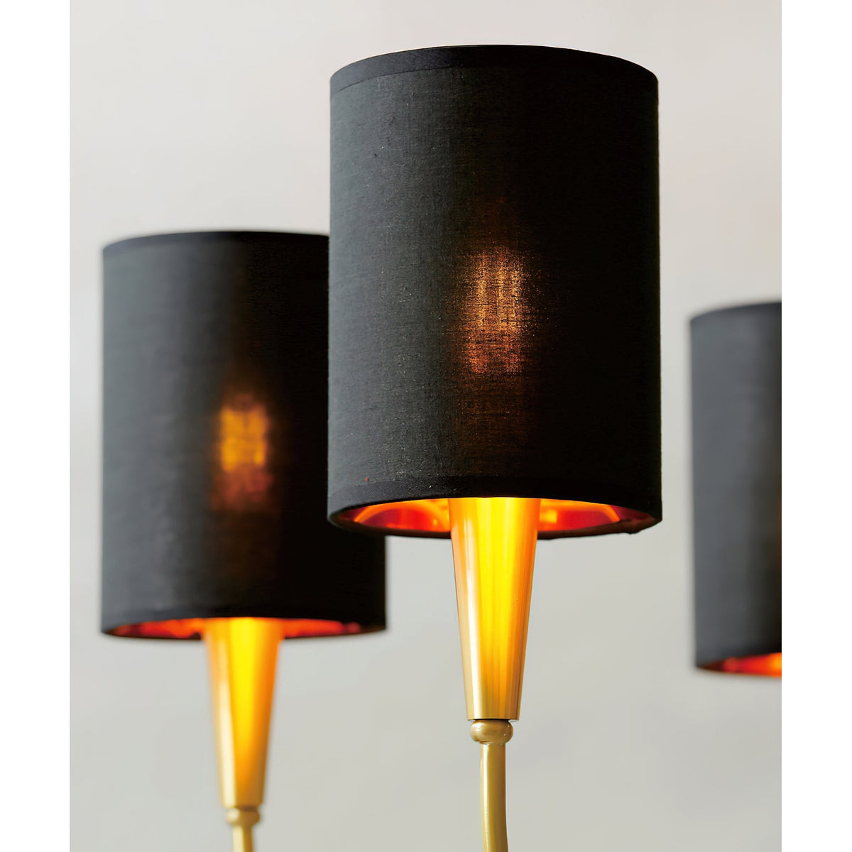 Quincy Curated Mouth-Blown Frosted Glass Chandel – unlit natural material contrast