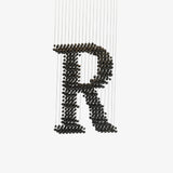 Charcoal Sculptural Chandelier (Model R) - Angle 1