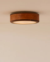 Chandelier View 6 | Nura Leather & Walnut Chandelier | Japandi Artisan Ceiling Light | JINSHE | JINSHE