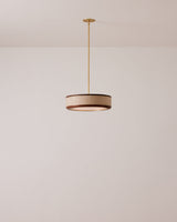 Chandelier View 7 | Nura Leather & Walnut Chandelier | Japandi Artisan Ceiling Light | JINSHE | JINSHE