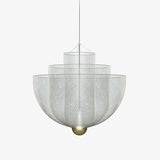 Meshmatics Hanging Curated Iron & Glass Chandeli – Iron & Glass Chandelier
