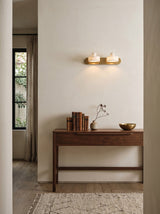 Tavros Alabaster Curated Alabaster Wall Sconce – unlit natural material contrast