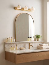 Tavros Alabaster Curated Alabaster Wall Sconce – spatial dining room perspective