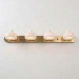 Tavros Alabaster Curated Alabaster Wall Sconce – illuminated warm ambiance setting #1