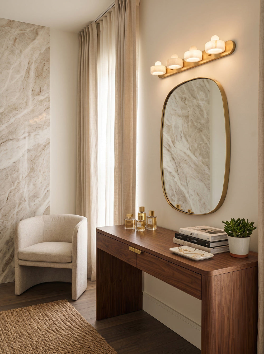 Tavros Alabaster Curated Alabaster Wall Sconce