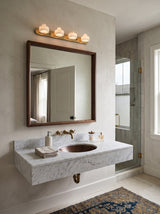 Tavros Alabaster Curated Alabaster Wall Sconce – handcrafted surface texture