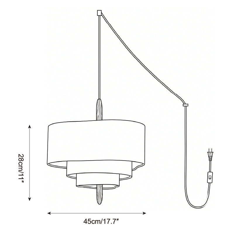 Raphia Curated Iron & Glass Pendant Light
