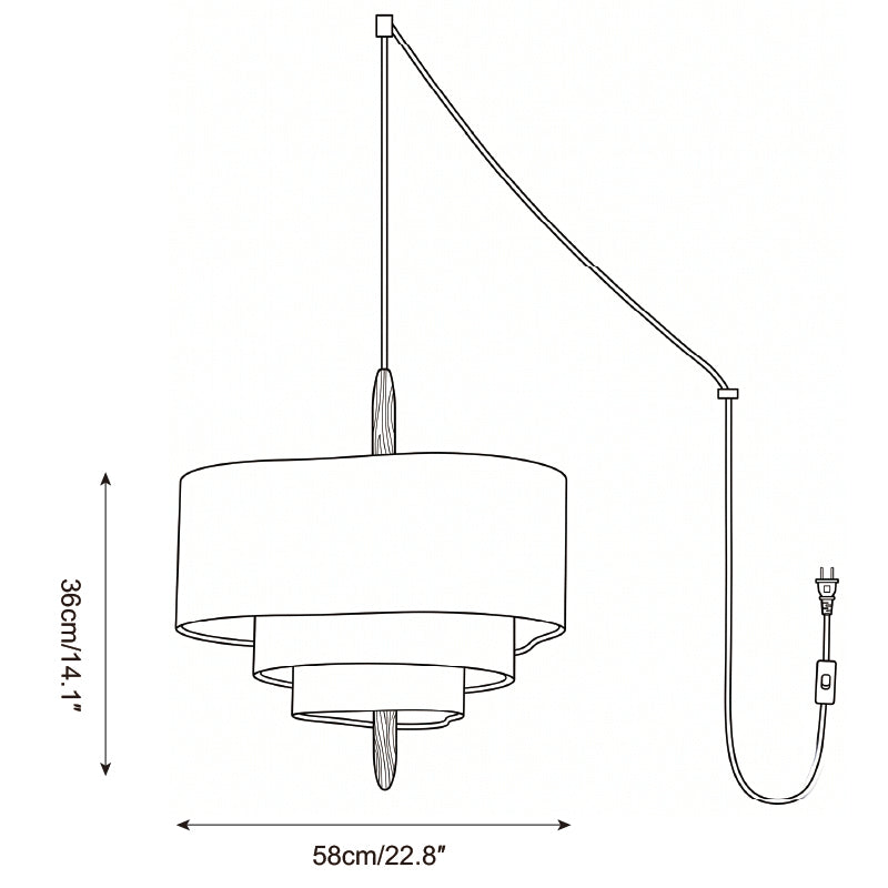 Raphia Curated Iron & Glass Pendant Light – illuminated warm ambiance setting