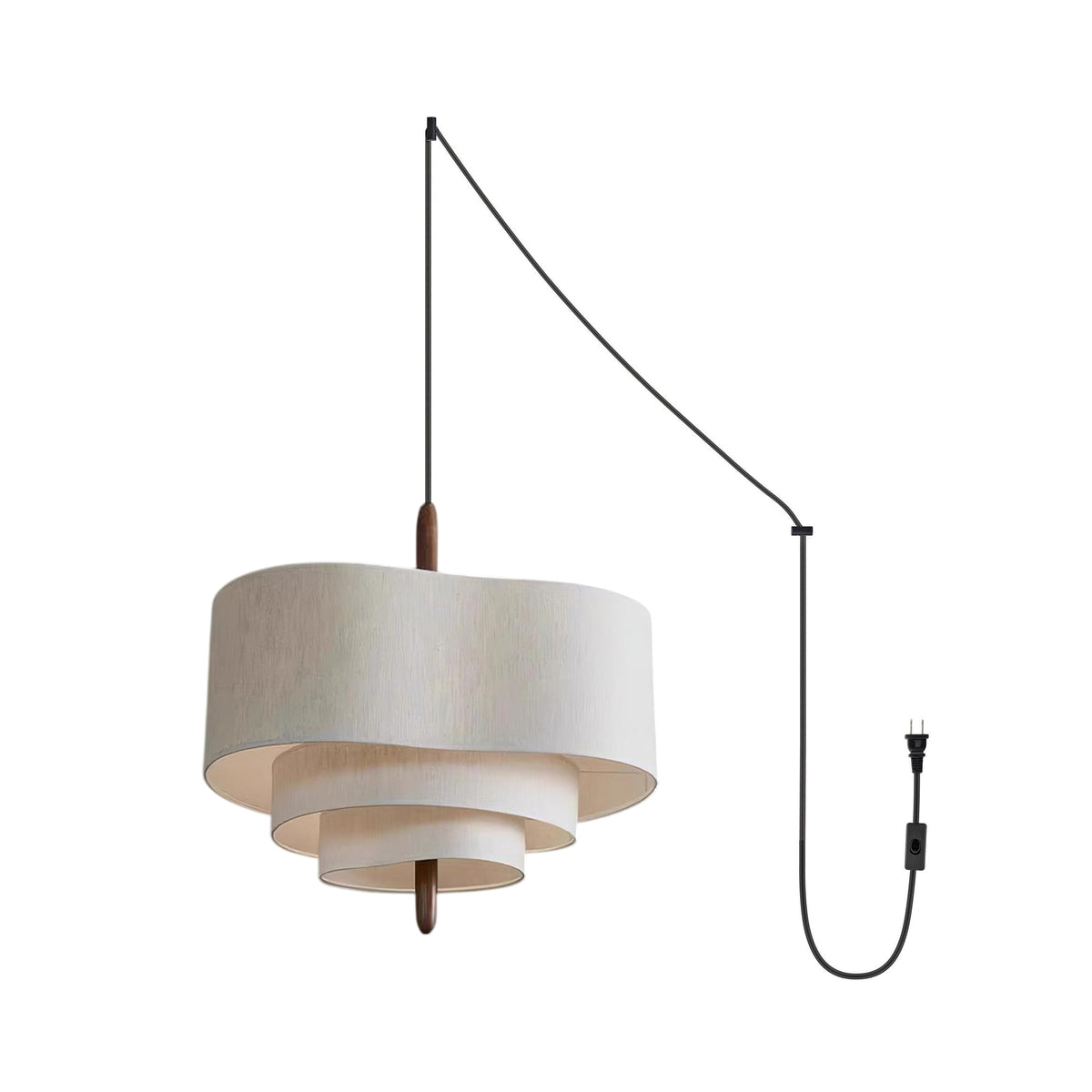 Raphia Curated Iron & Glass Pendant Light – 5 Heads Dia 58cm x H 36cm  ∅ 22.8 x H 14 finish configuration