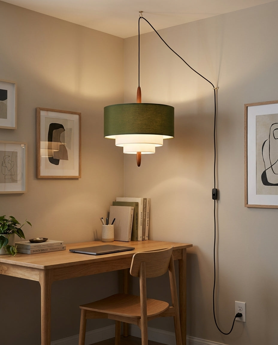 Raphia Curated Iron & Glass Pendant Light – handcrafted surface texture
