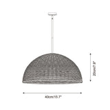 Ravena Curated Solid Brass Pendant Light – macro detail view