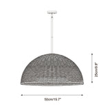 Ravena Curated Solid Brass Pendant Light – illuminated warm ambiance setting