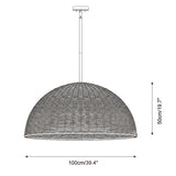 Ravena Curated Solid Brass Pendant Light – handcrafted surface texture