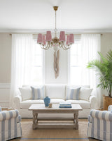 Ravina Curated Solid Brass Chandelier – dimensional scale reference