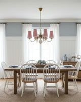 Ravina Curated Solid Brass Chandelier – structural canopy joint detail
