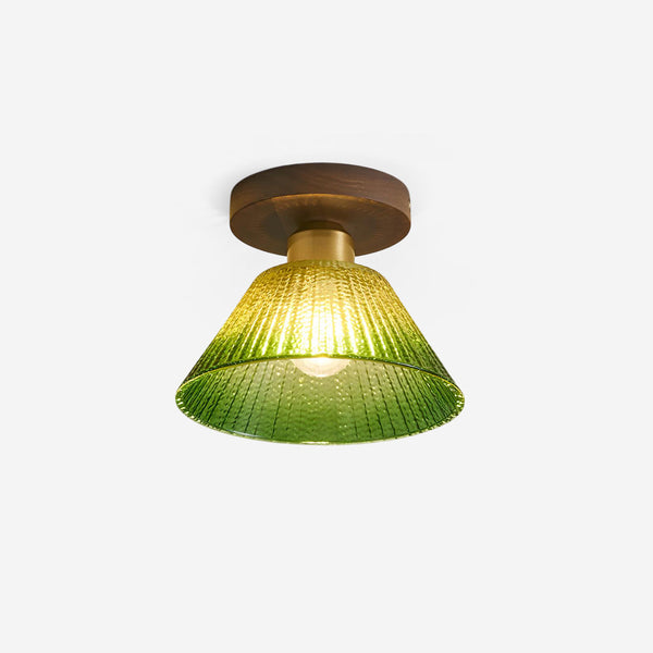Rayelle Curated Mouth-Blown Frosted Glass Flush