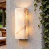 Spanish Alabaster Wall Lamp View 11 | Rectangular Alabaster Wall Sconce | JINSHE | JINSHE