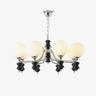 Regal Orb Curated Mouth-Blown Frosted Glass Chan