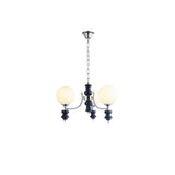 Regal Orb Curated Mouth-Blown Frosted Glass Chan – architectural ceiling profile #1