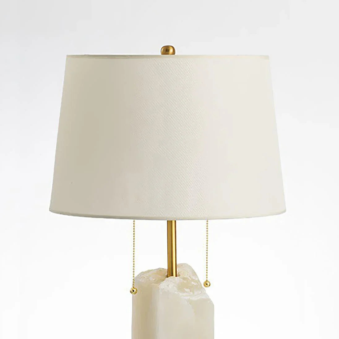 Spanish Alabaster Table Lamp View 14 | Natural Spanish Alabaster Regina Table Lamp | Modern Luxury Lighting | JINSHE | JINSHE