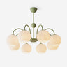 Renee Curated Mouth-Blown Frosted Glass Chandeli