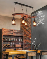 Retro Boat Wood Curated Mouth-Blown Frosted Glas – handcrafted surface texture