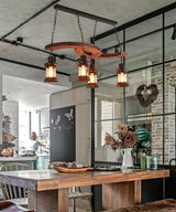 Retro Boat Wood Curated Mouth-Blown Frosted Glas – structural canopy joint detail