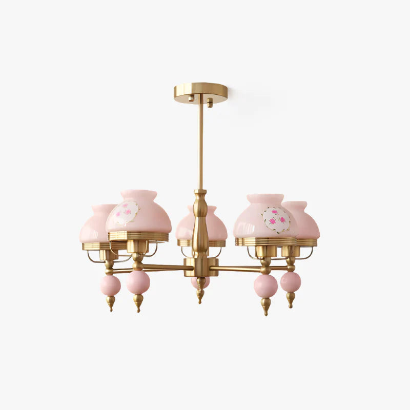 Hand-cast Resin Chandelier | Retro Furongna Hand-cast Resin Chandelier | The Sculptural Art Collection | JINSHE | JINSHE