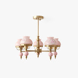 Hand-cast Resin Chandelier | Retro Furongna Hand-cast Resin Chandelier | The Sculptural Art Collection | JINSHE | JINSHE