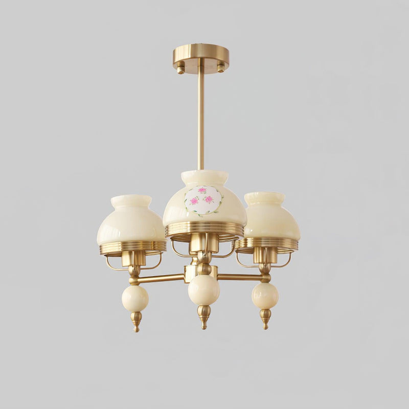 Hand-cast Resin Chandelier View 19 | Retro Furongna Hand-cast Resin Chandelier | The Sculptural Art Collection | JINSHE | JINSHE