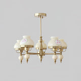 Hand-cast Resin Chandelier View 20 | Retro Furongna Hand-cast Resin Chandelier | The Sculptural Art Collection | JINSHE | JINSHE
