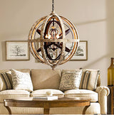 Retro Globe Weathered Curated K9 Bohemian Crysta – structural canopy joint detail
