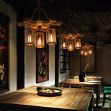 Retro Solid Wood Curated Solid Hardwood Chandeli – architectural ceiling profile