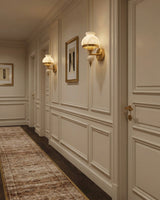 Retro Yuna Alabaster Curated Alabaster Wall Scon – unlit natural material contrast