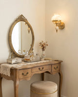 Retro Yuna Alabaster Curated Alabaster Wall Scon – spatial dining room perspective