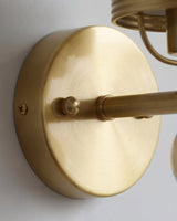 Retro Yuna Alabaster Curated Alabaster Wall Scon – side angled contour profile